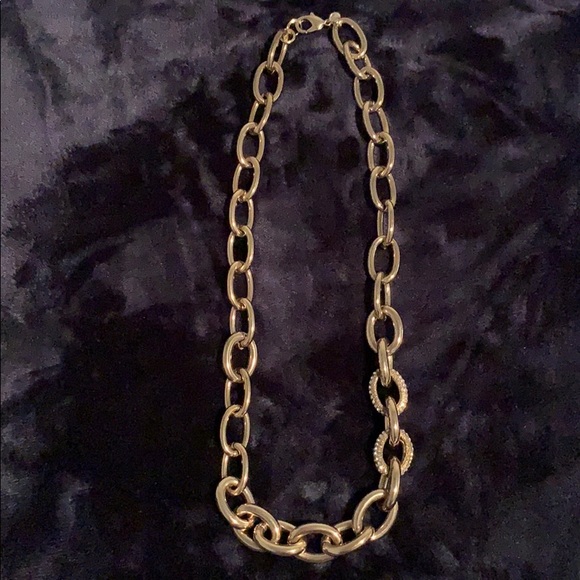 Gold Chain Link Necklace - Picture 1 of 2